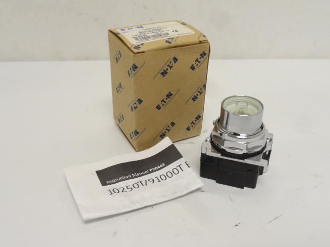 186052 New In Box; Eaton 10250T471 Illuminated Push Button; 120VAC/DC; 3 Positio