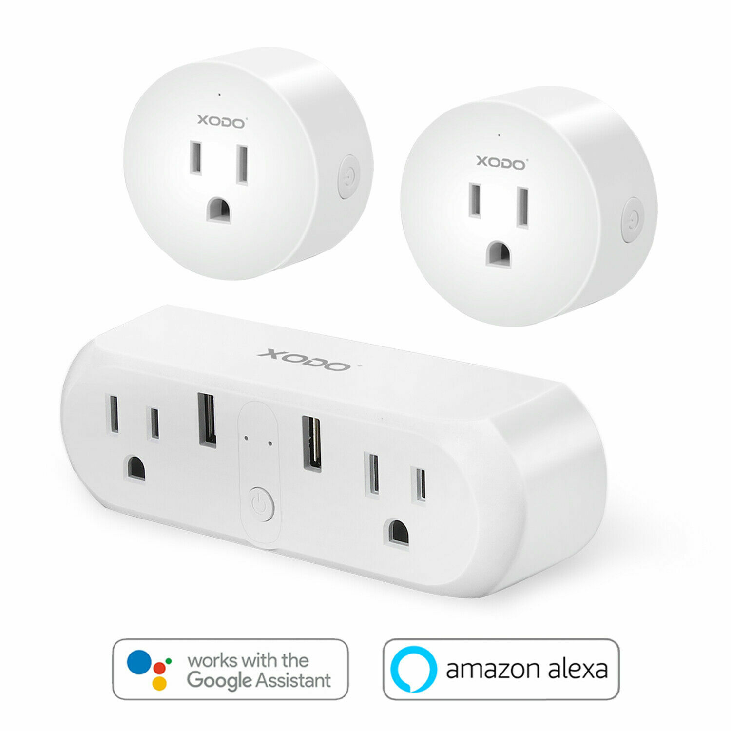 KXODO PK4 Best 2020 Smart Plug Smart Home Socket Multi Plug USB Fast Charging