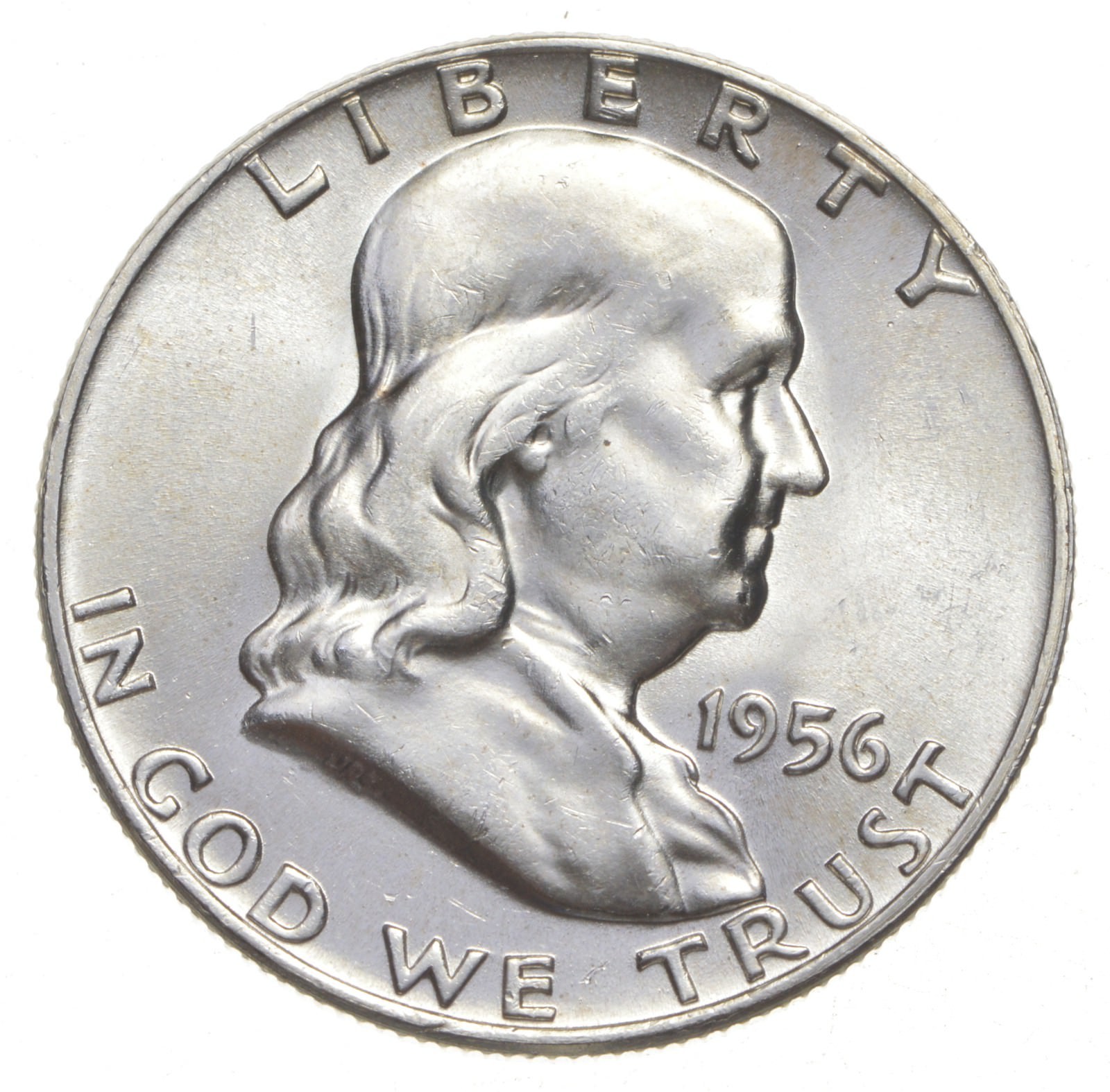 Choice Unc 1956 Franklin Half Dollar Gem BU From Original Roll