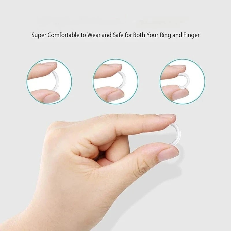 8Pcs Set Invisible Design Ring Size Clip Guard Resizer Reducer Adjuster