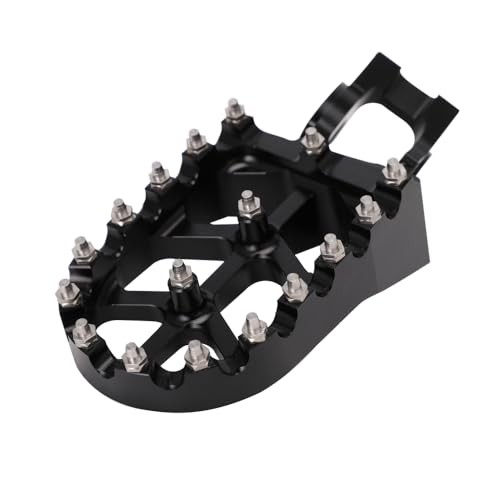 Dirt Bike Foot Pegs CNC Motorcycle Footpegs for 85-530 SX SXF EXC Medium black