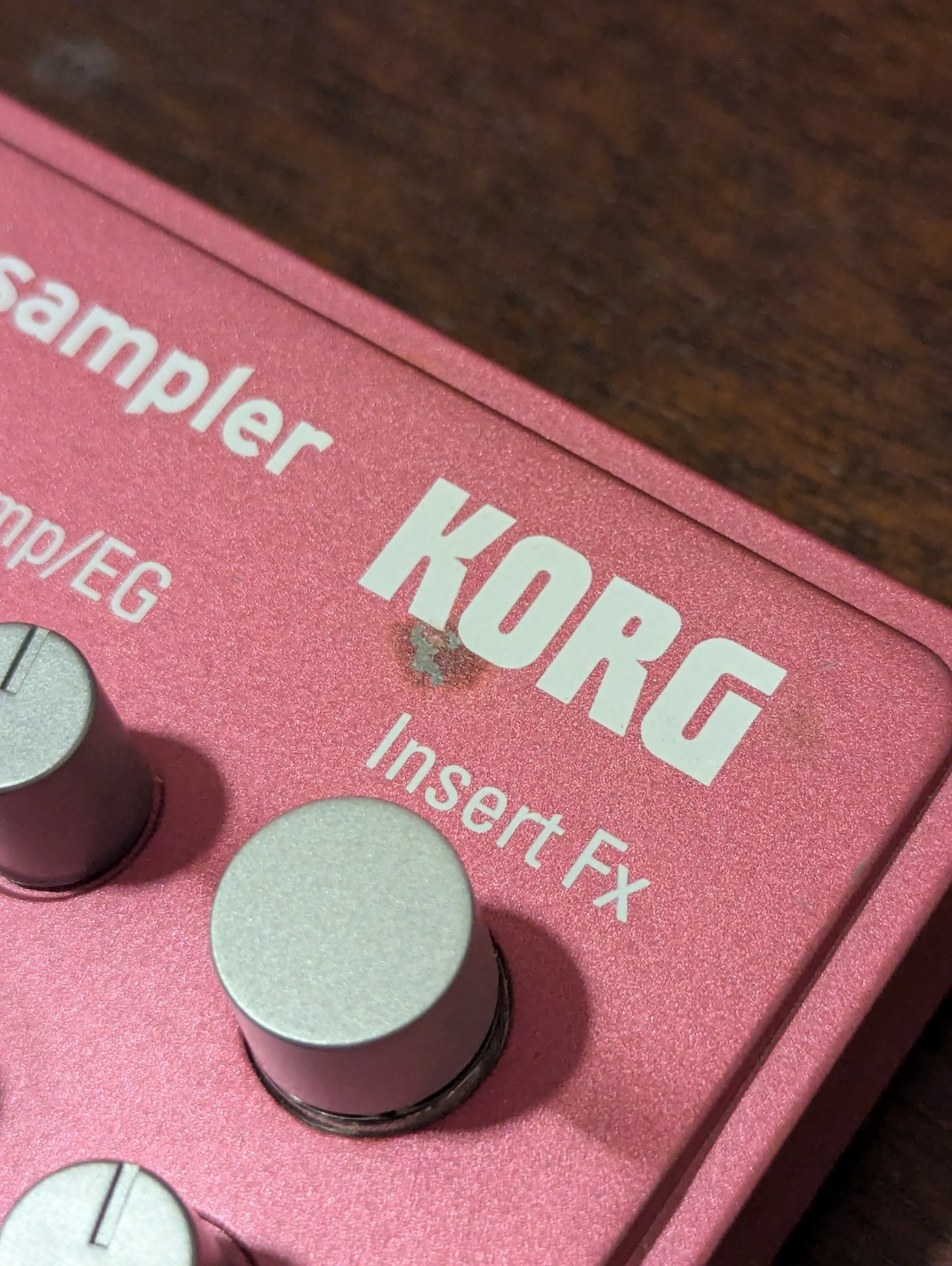 KORG electribe sampler Red Tabletop Sampler 16 Pads w/ Case, Adapter, 16GB SDHC