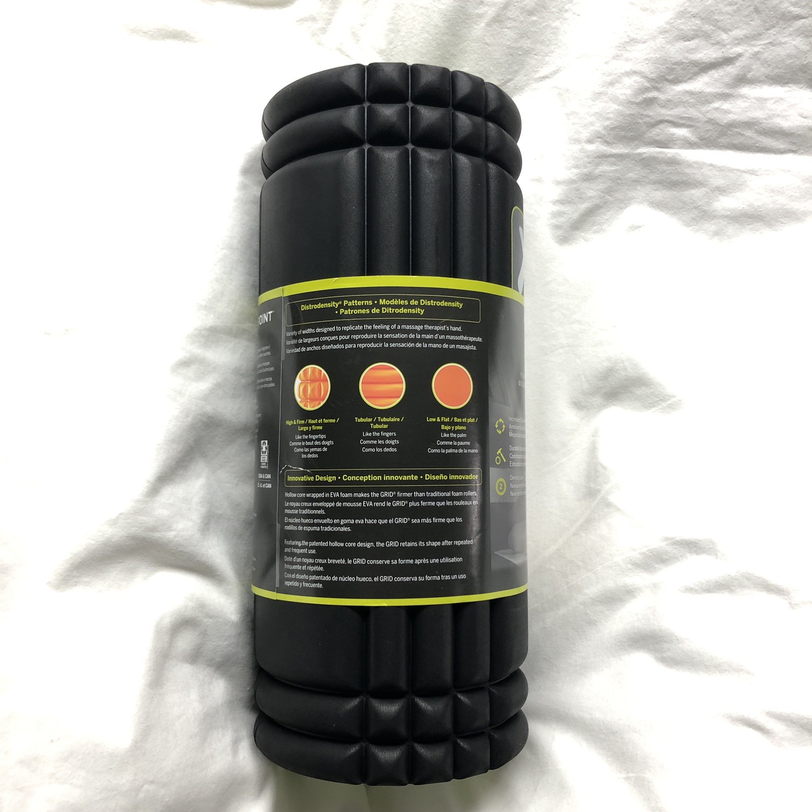 Trigger Point Performance GRID 00201 Level 2 Black Foam Roller TPT-GRDBW NEW