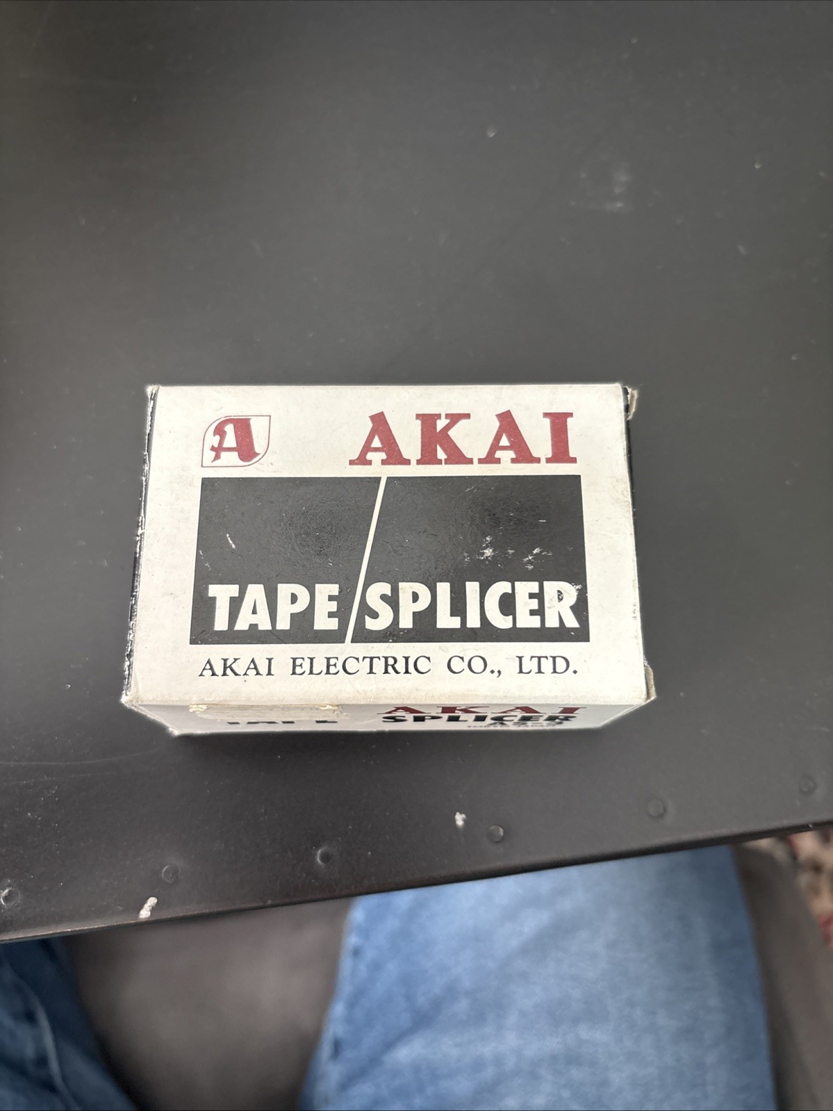 AKAI AS-3 Tape Splicer with Original Box & Instructions Vintage  Made In Japan