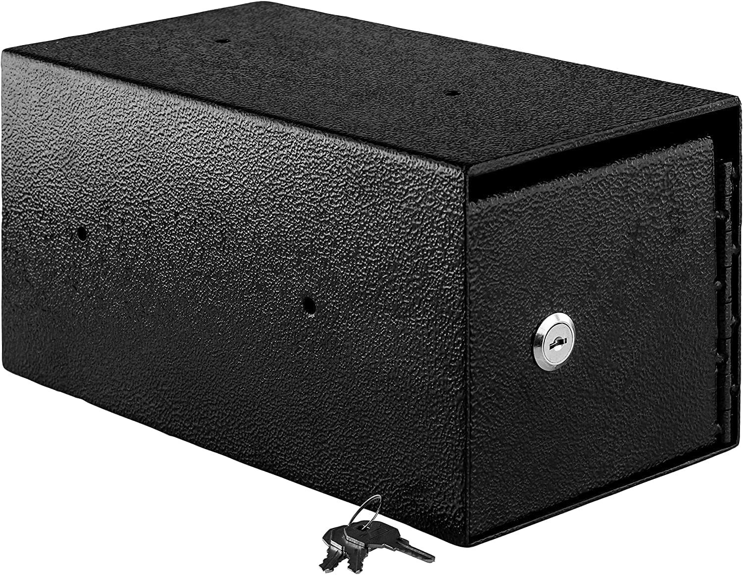 Mountable Cash Drop Box with Tamper-Proof Slot. Great as a Key Depository or Dep