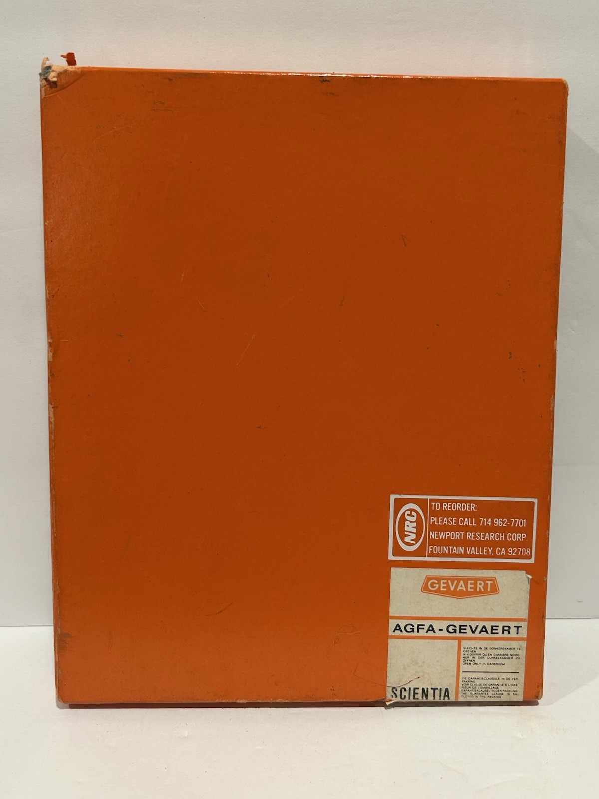 Vintage RARE AGFA - GEVAERT 8 x 10 Filming Process Glass Plates Lot Of 6