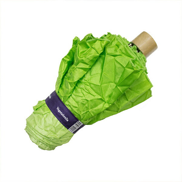 Lettuce Vegetable Folding Umbrella Green Sun Rain Parasol Novelty Gift Japan