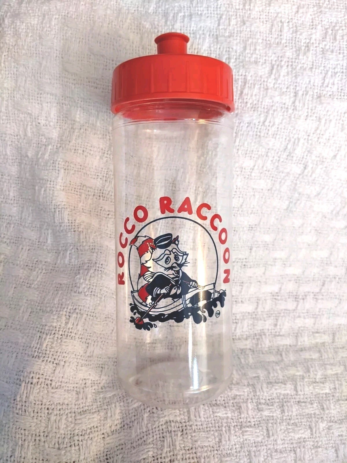 Sports Water Bottle - Rocco Raccoon Indoor Playgrounds Inc. Logo