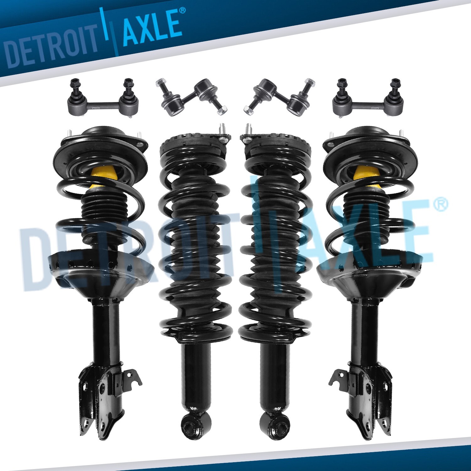 Front Rear Struts w/ Coil Spring Suspension Kit for 2005 - 2009 Subaru Legacy