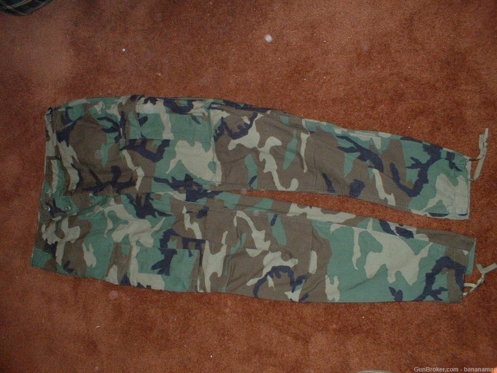 army bdu camo large long size