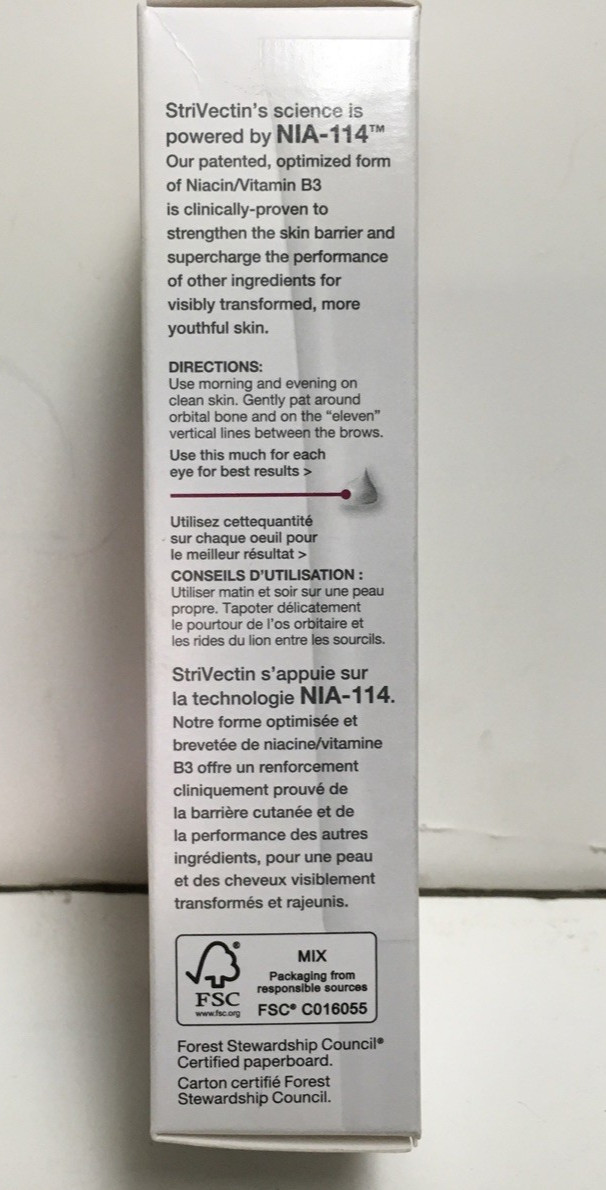 NIA114 StriVectin Anti-Wrinkle Intensive Eye Concentrate for Wrinkles PLUS