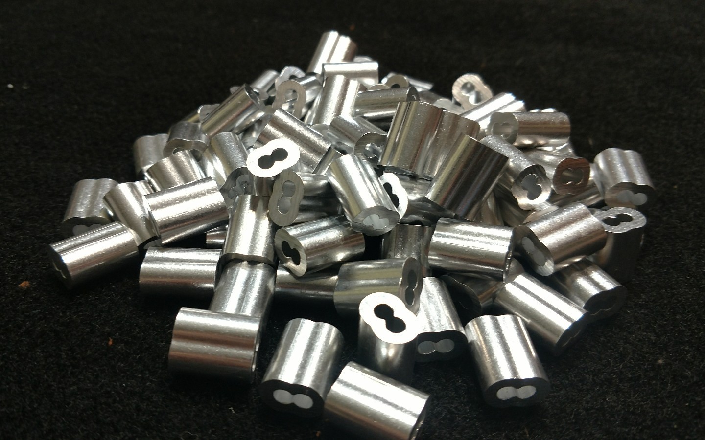 1/8 ALUMINUM DOUBLE FERRULES TRAPPING SNARES COYTOTE SURVIVAL SNARES