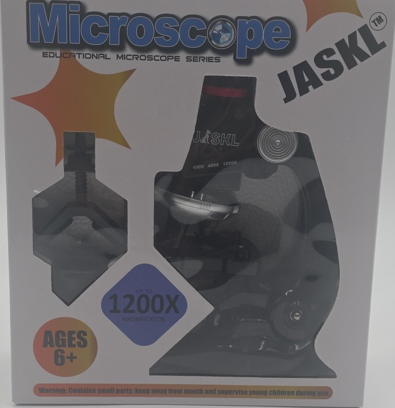 JASKL Educational Microscope Series Up to 1200X Magnification Ages 6 & Up