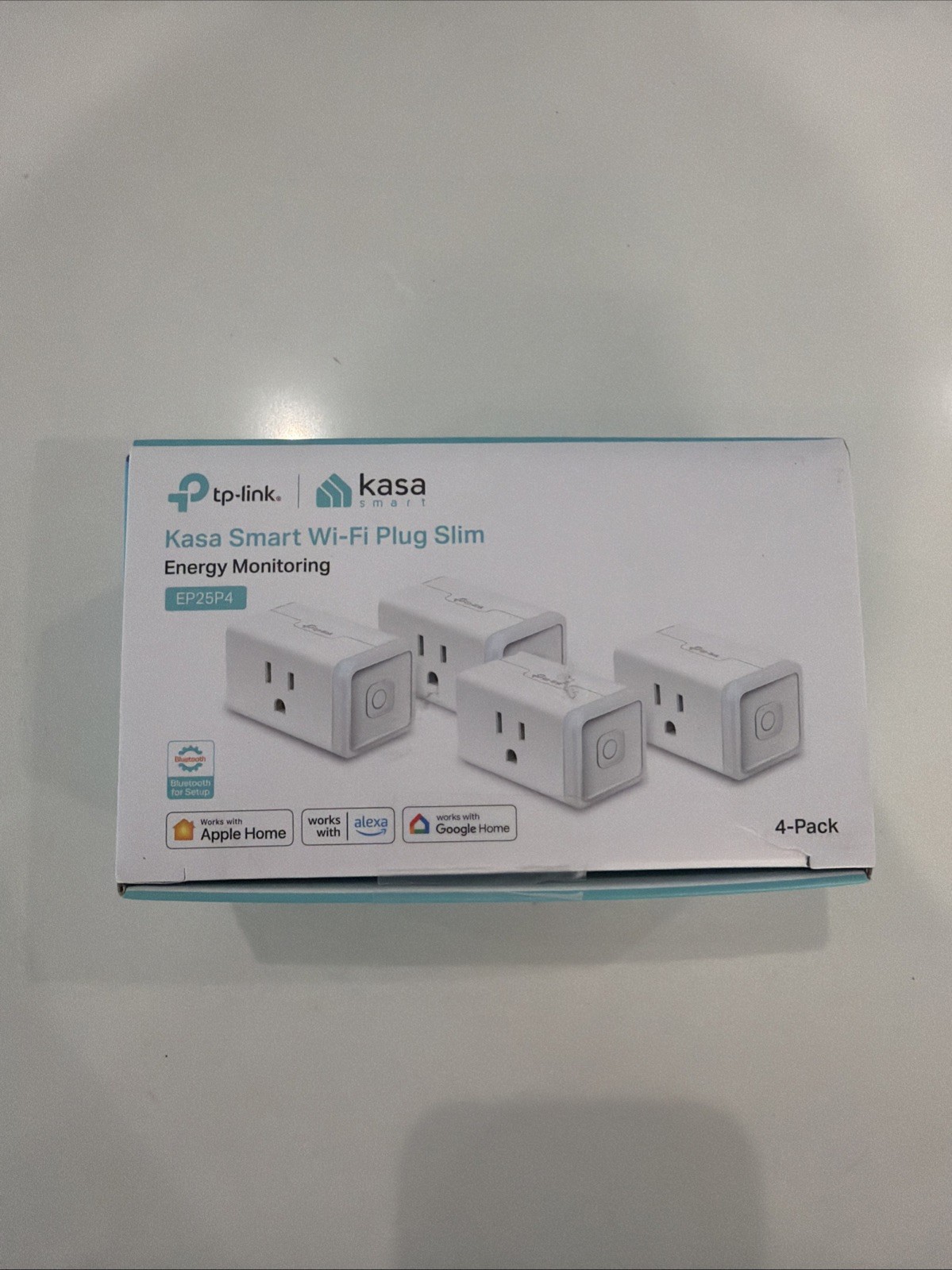 TP-Link Kasa Smart Wi-Fi Plug Slim 6-Pack EP25P4 Energy Monitoring HomeKit