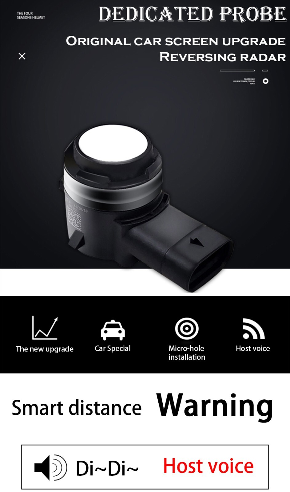 Car Parking Sensor Radar Buzzer For Mitsubishi Outlander Eclipse Cross 2013~2024