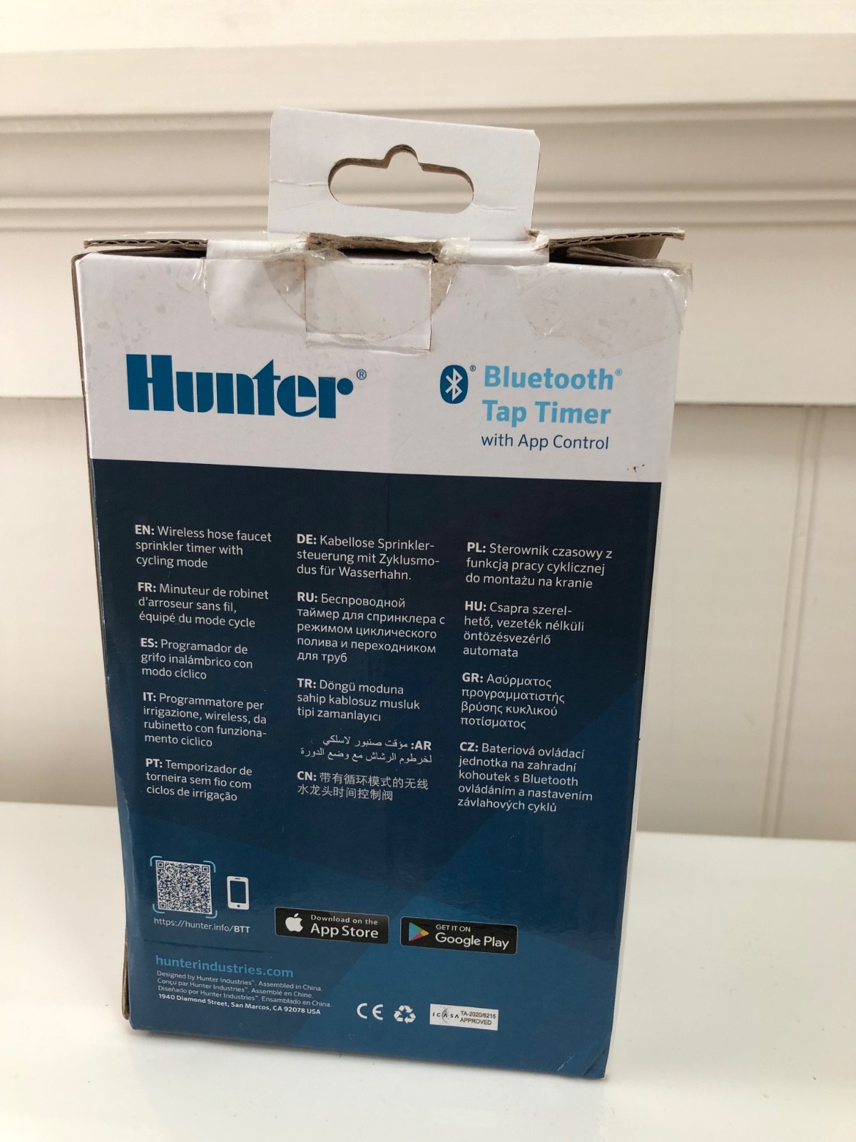 Hunter BTT-100 Single Station Battery Operated Timer Bluetooth App Control