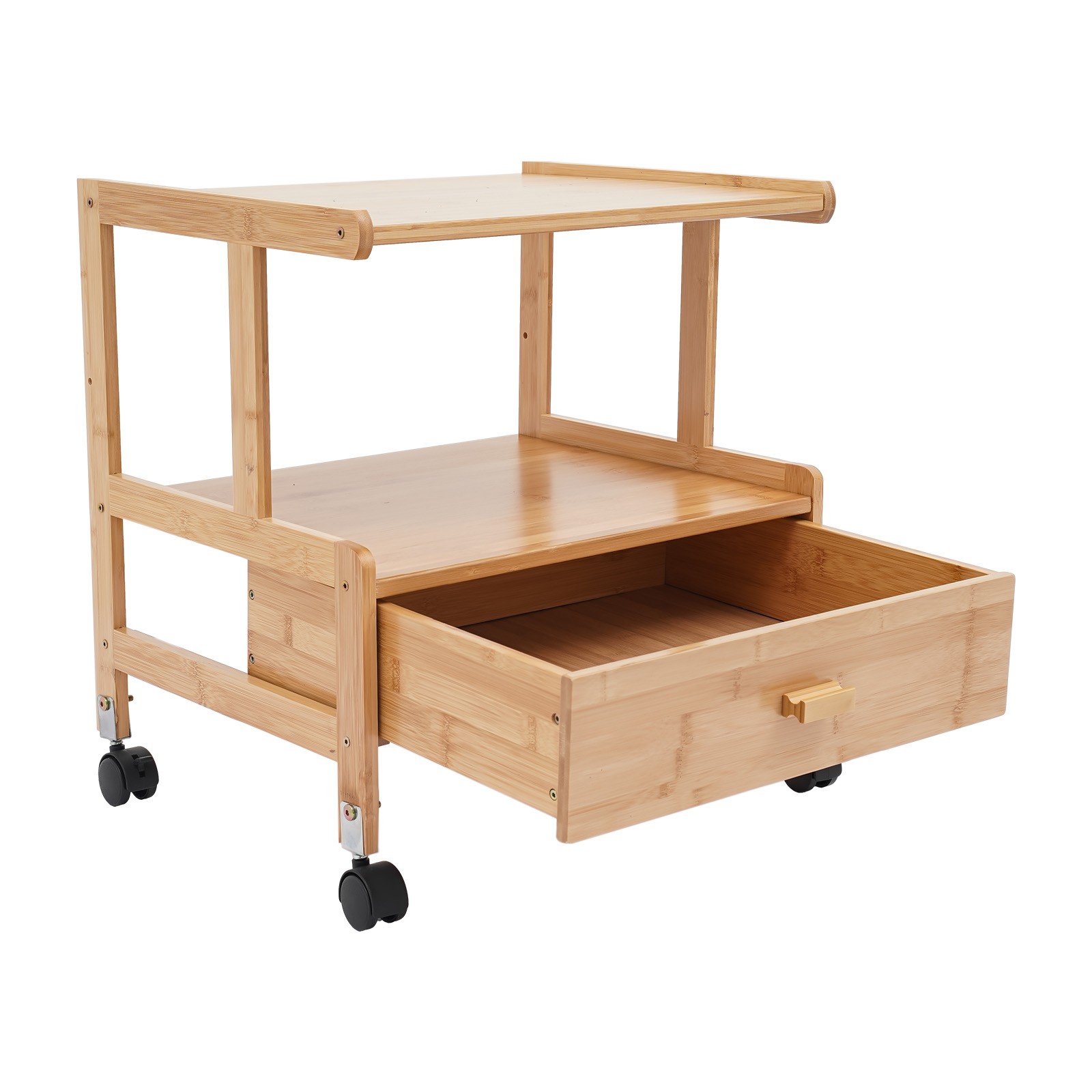 File Cabinet Mobile Filing Cabinet Printer Stand Shelf Printer Stand with Wheels