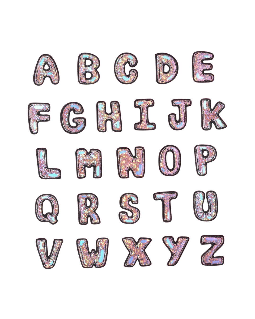 Stoney Clover Lane Silver Holo Bubble Letter Patch