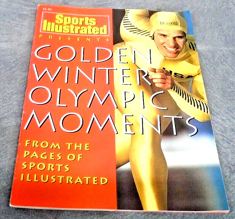 1992 SPORTS ILLUSTRATED WINTER OLYMPIC MOMENTS MAGAZINE RARE ERIC HEIDEN NO LABL