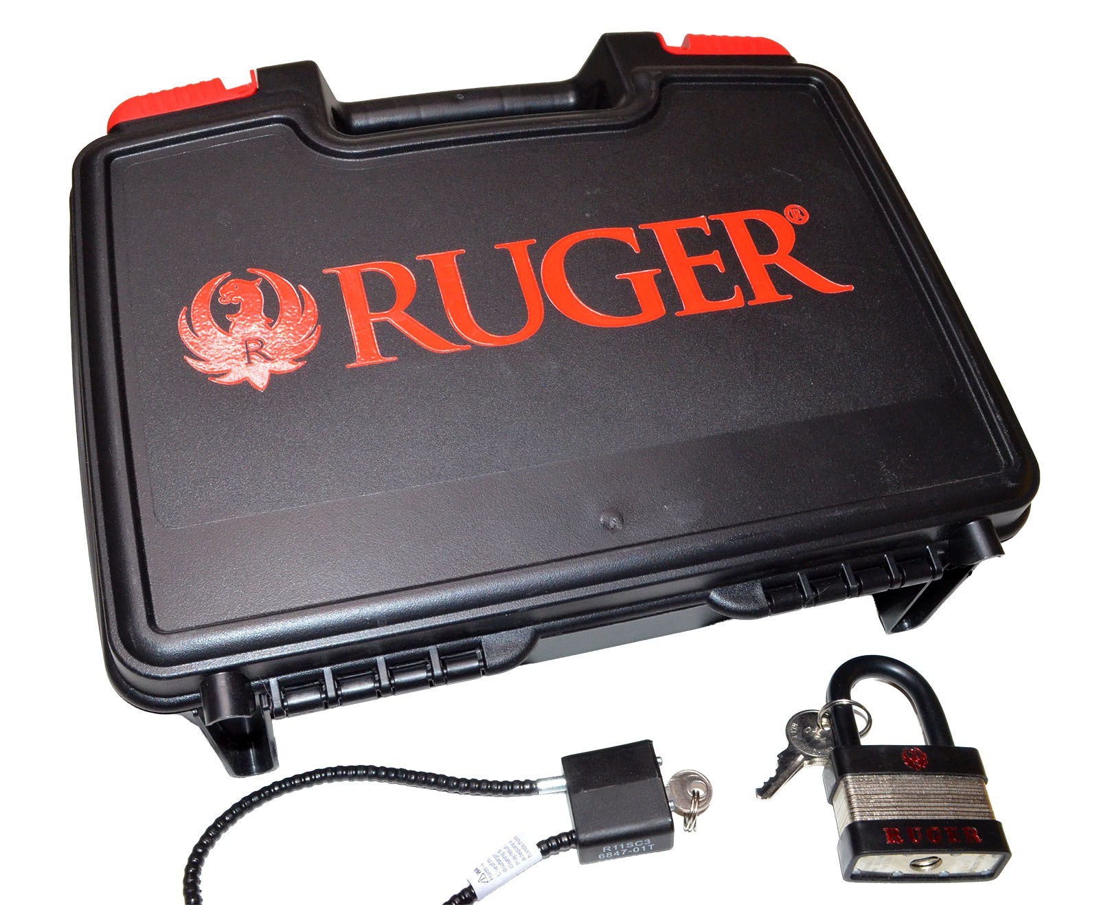 New Ruger Gun Case with Two Locks - Fits SP101 .357 Revolver with 2.25" Barrel