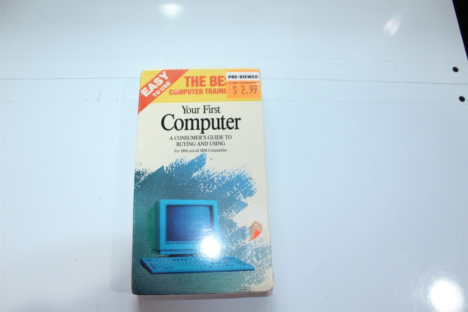 Vintage Your First Computer VHS Tape #3156 A Consumer Guide For IBM Compatibles