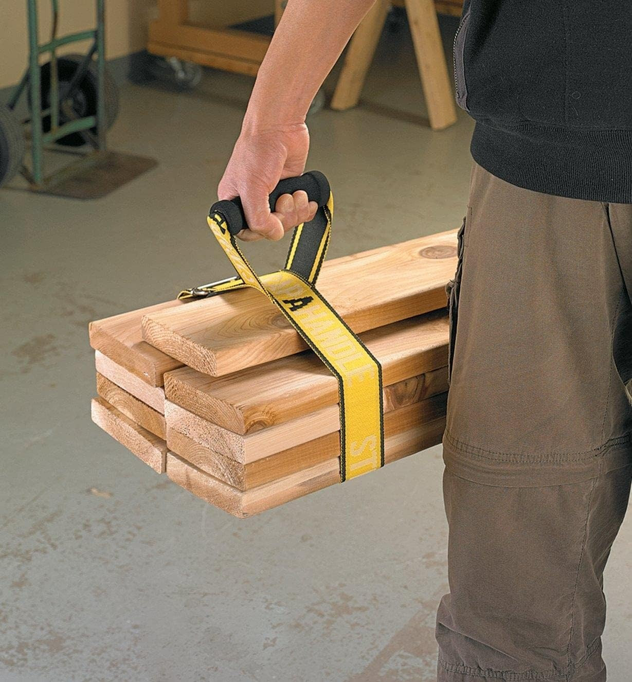 4’ Carry Strap with Handle | Heavy Duty | Adjustable Belt | Easy, Safe, Secure,