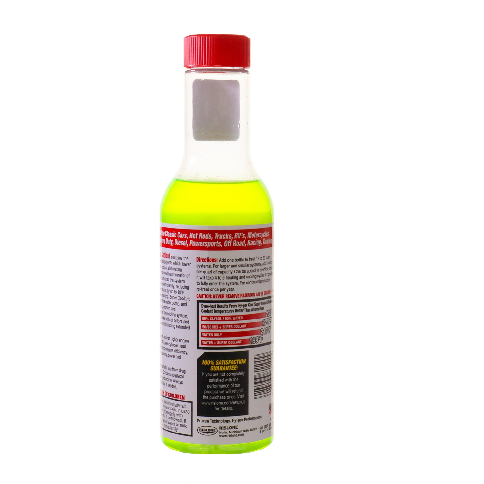 Rislone Hy-per Cool Super Coolant, Antifreeze and Coolant, 16 oz