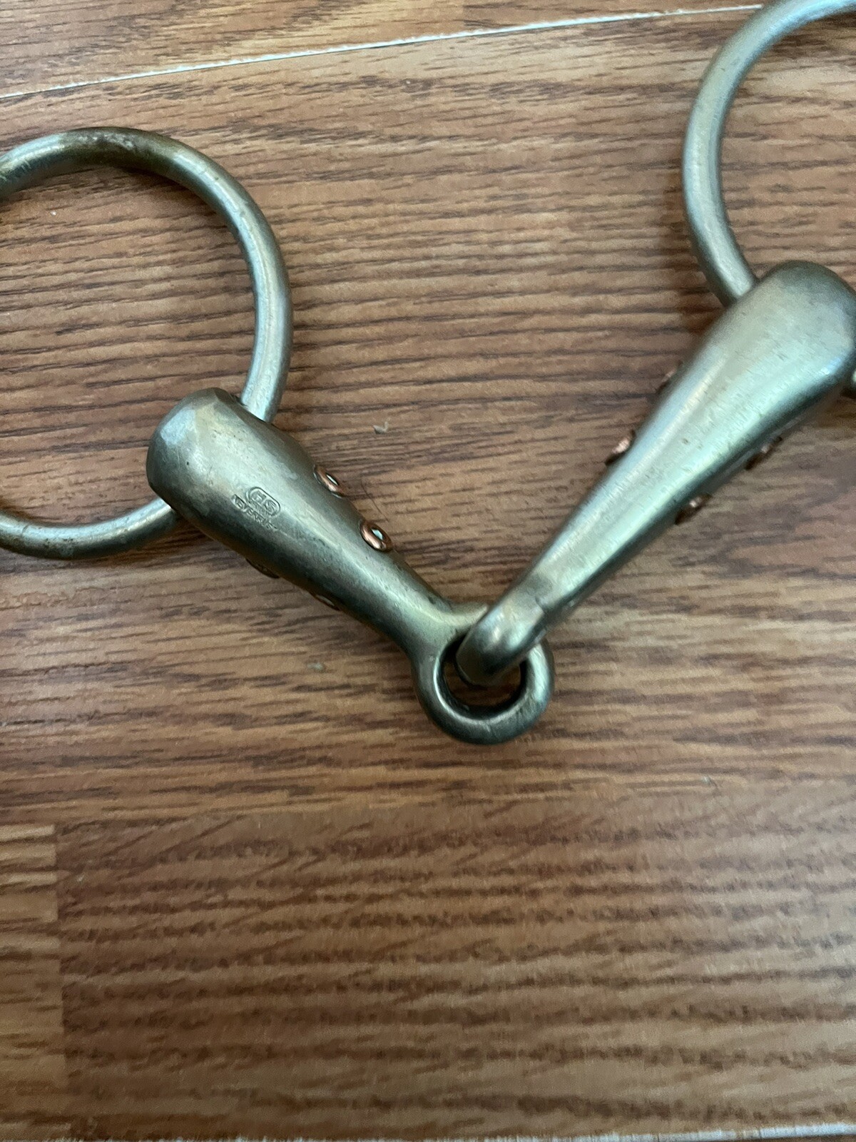 HS Herm Sprenger Loose Ring Whistle Snaffle Bit 5” Vintage