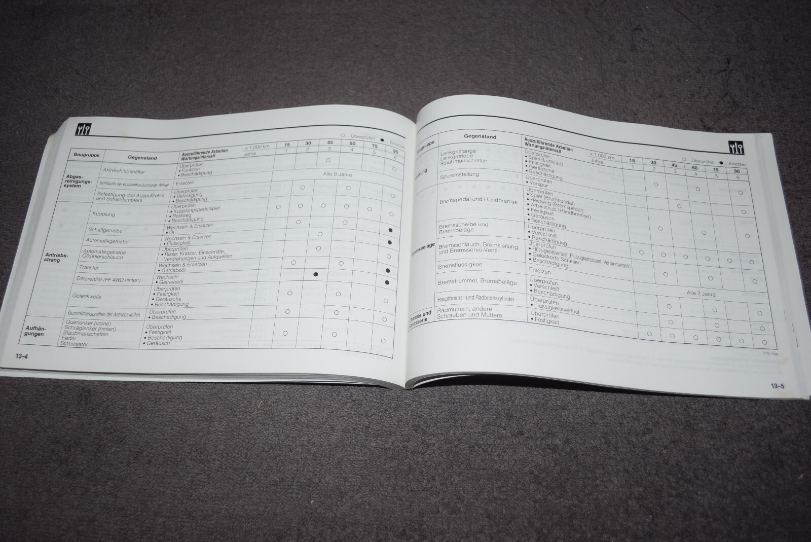 Operating Instructions Manual Board Folder Daihatsu YRV