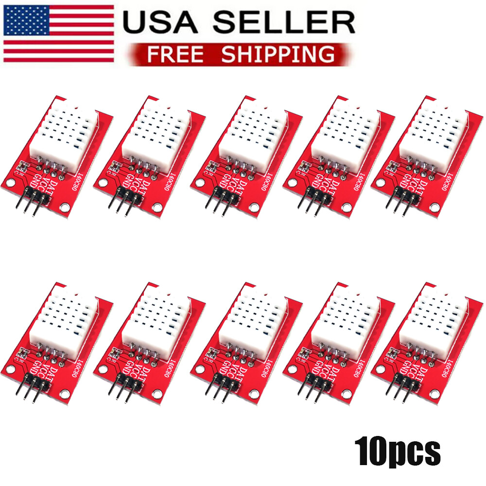 10Pcs AM2302 DHT22 Digital Temperature and Humidity Sensor Module 3.3V-5V New