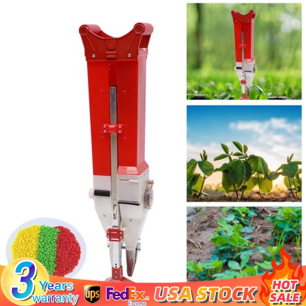 Hand-Held Applicator Fertilizer Corn Peanut Seed Seeder Garden Planter Tool NEW