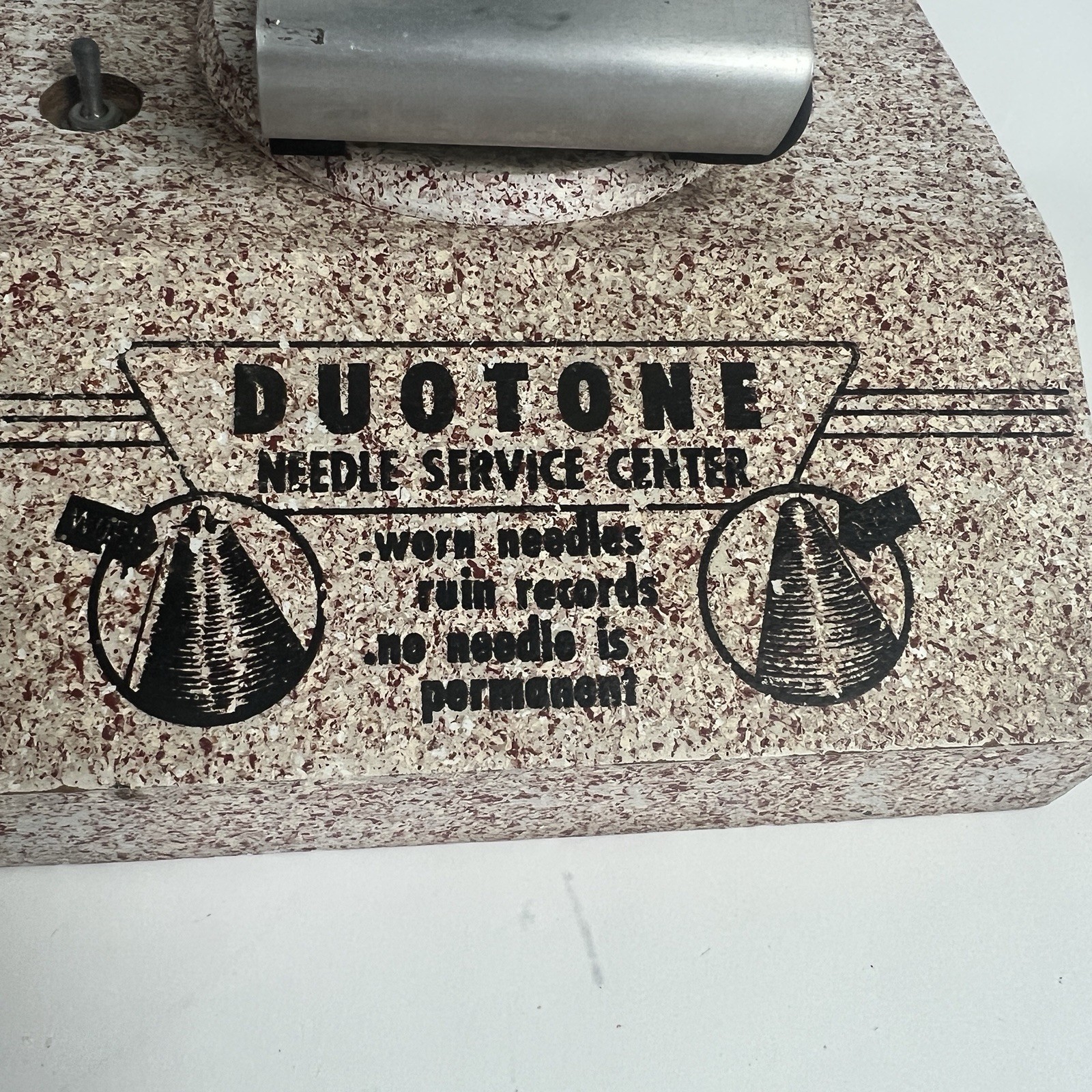 VTG Duotone Needle Service Center Microscope Illuminated 45x Magnification