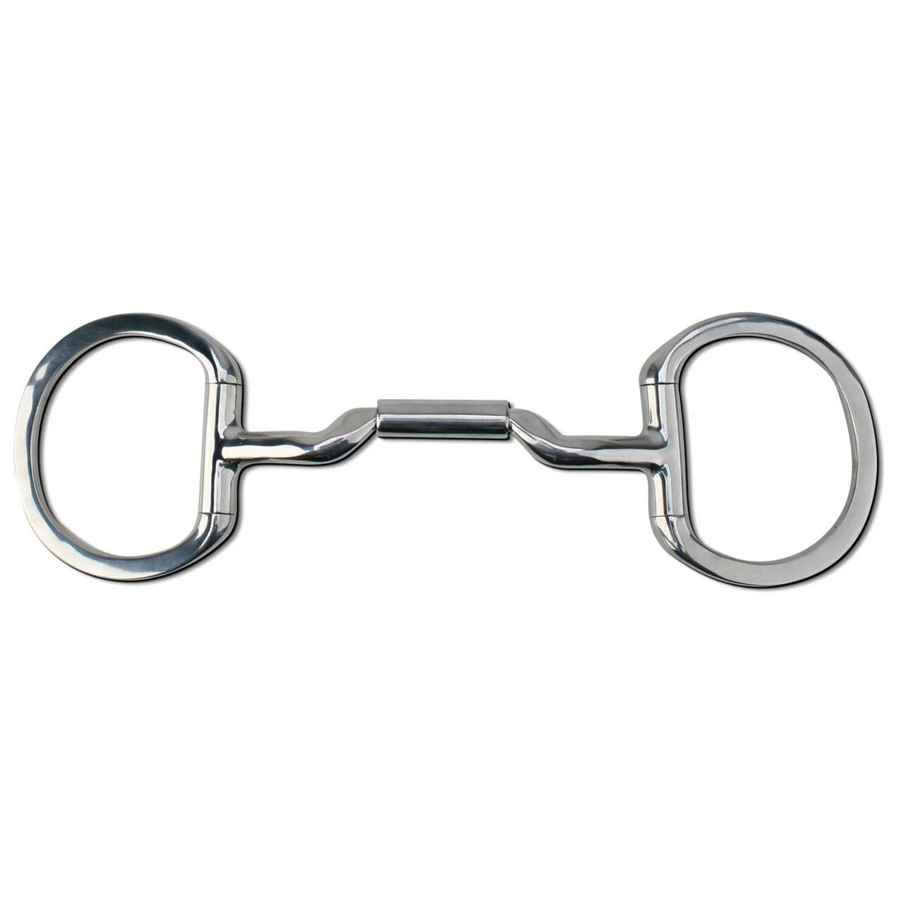 Myler Eggbutt Snaffle Bit - MB 06 Mullen Low Port Barrel, Stainless Steel,