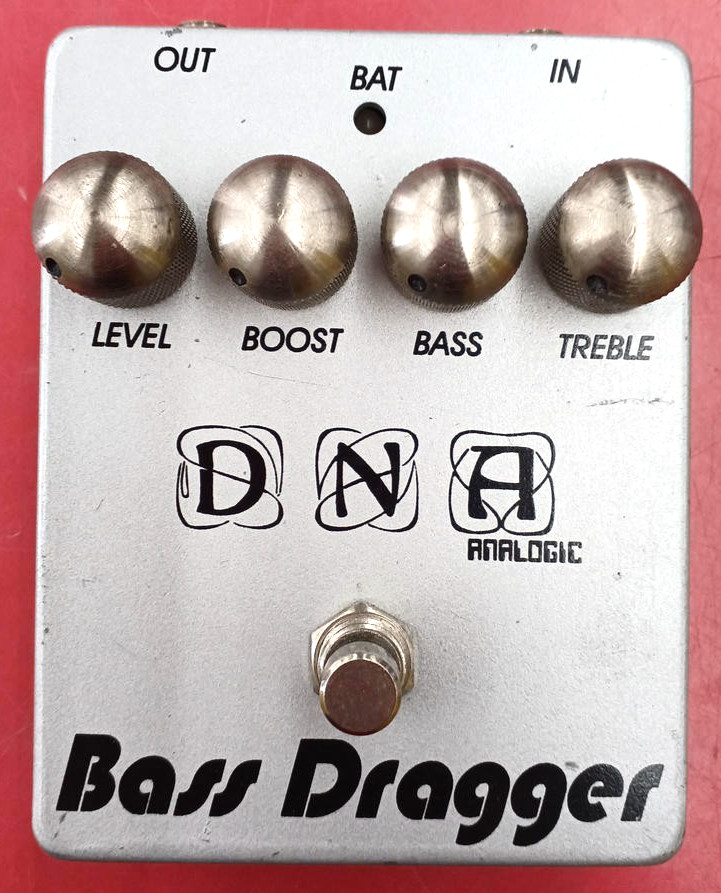 DNA Anagogic Bass Dragger Effects Pedal Silver
