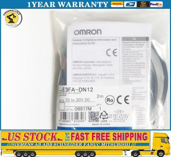 OMRON E3FA-DN12 Photoelectric Sensor E3FADN12 Fast Shipping New In Box