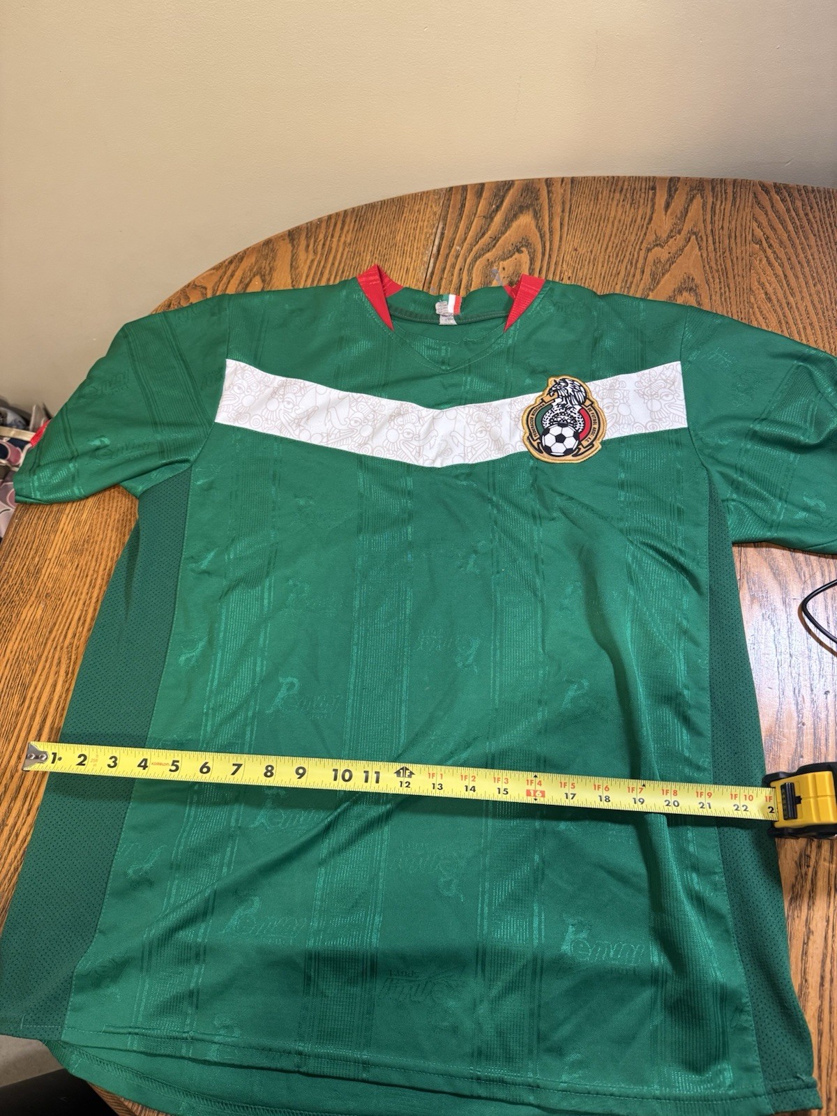 Pemini Men’s México Soccer Jersey Mexico Playera Talla Mediana