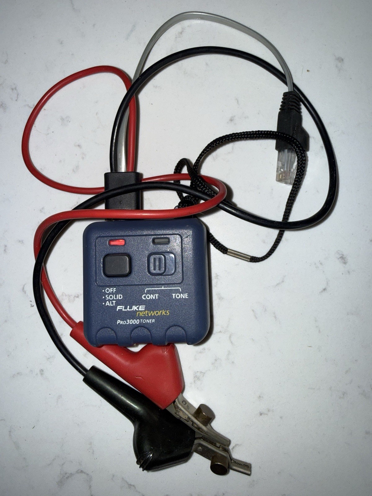 Fluke Networks Pro 3000 Toner Tester 26200-900 Working