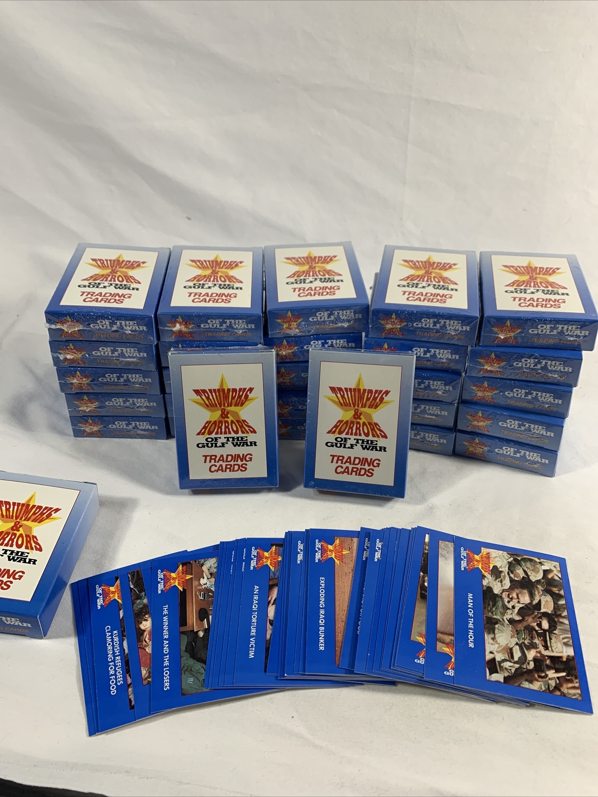 Triumphs & Horrors Of The Gulf War Trading Cards 50 Card Set Sealed
