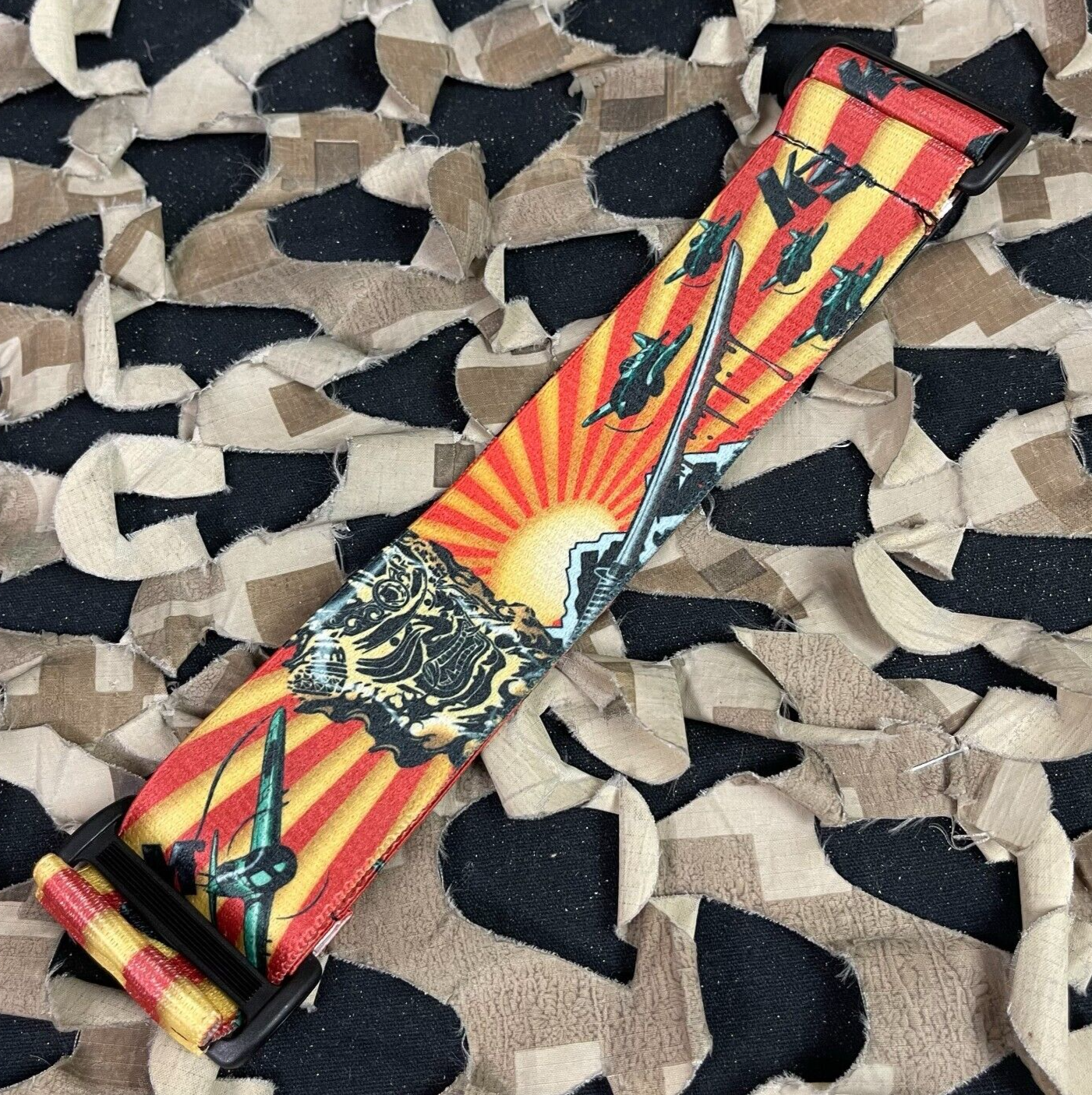 NEW KM Paintball Universal JT Goggle Strap - Limited Edition Kamikaze