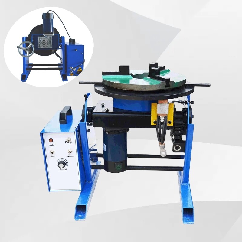 BWJ - 30 Model Rotary Welding Positioner Turntable With 7.8‘’ Chuck 110V 1200W