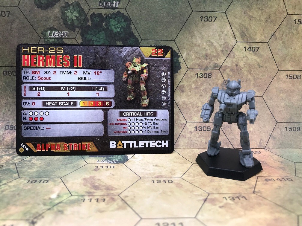 BattleTech Hermes II Medium Mech (CGL New Sculpt)