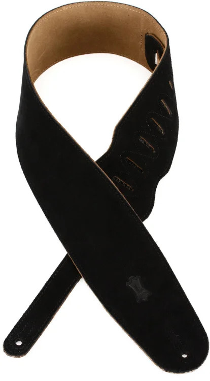 Levy's MS4 Suede Bass Strap - Black