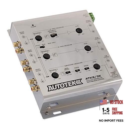 Silver ATK2 3X Active Crossover Processor – 8.5 Volts – 2-Way and 3-Way