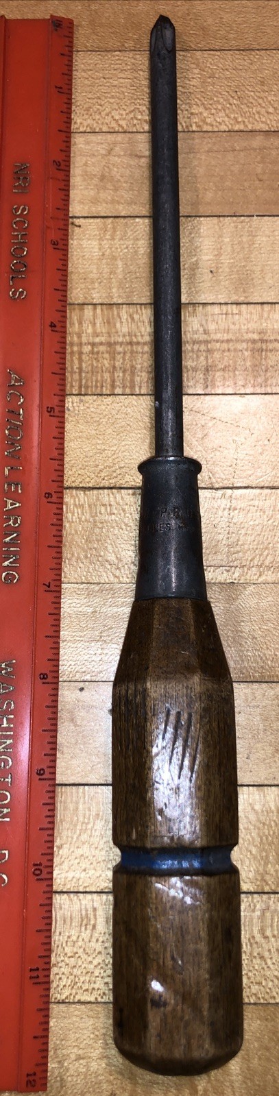 VTG Proto Los Angeles 9786 #3 11-1/2” Phillips Screwdriver Wood Handle USA