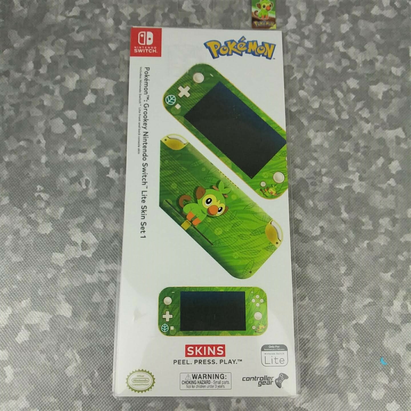 Grookey Switch Lite Skin Nintendo Set 1  *Brand NEW* Controller Decal Pokemon