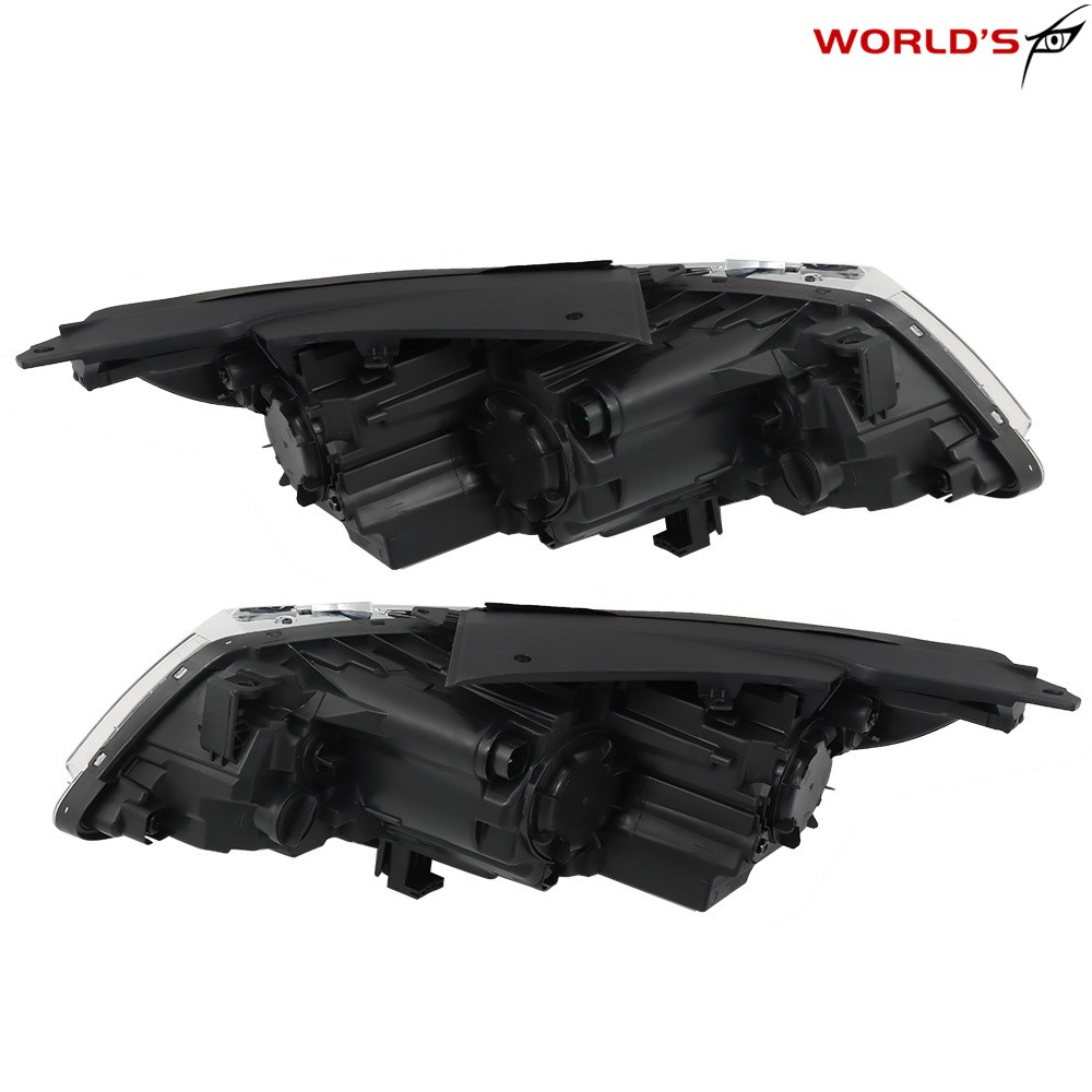 Right+Left Halogen Headlight For Kia Optima 2016-2018 w/o LED DRL Chrome Housing