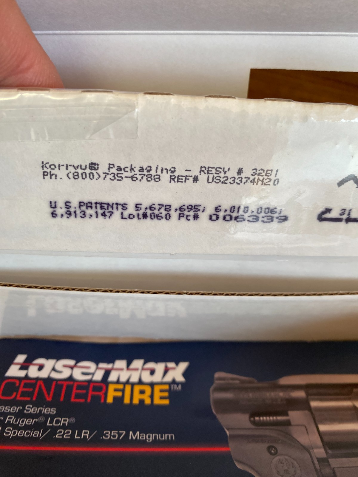 NEW LaserMax CF-LCR Ruger Centerfire Frame Mount Laser