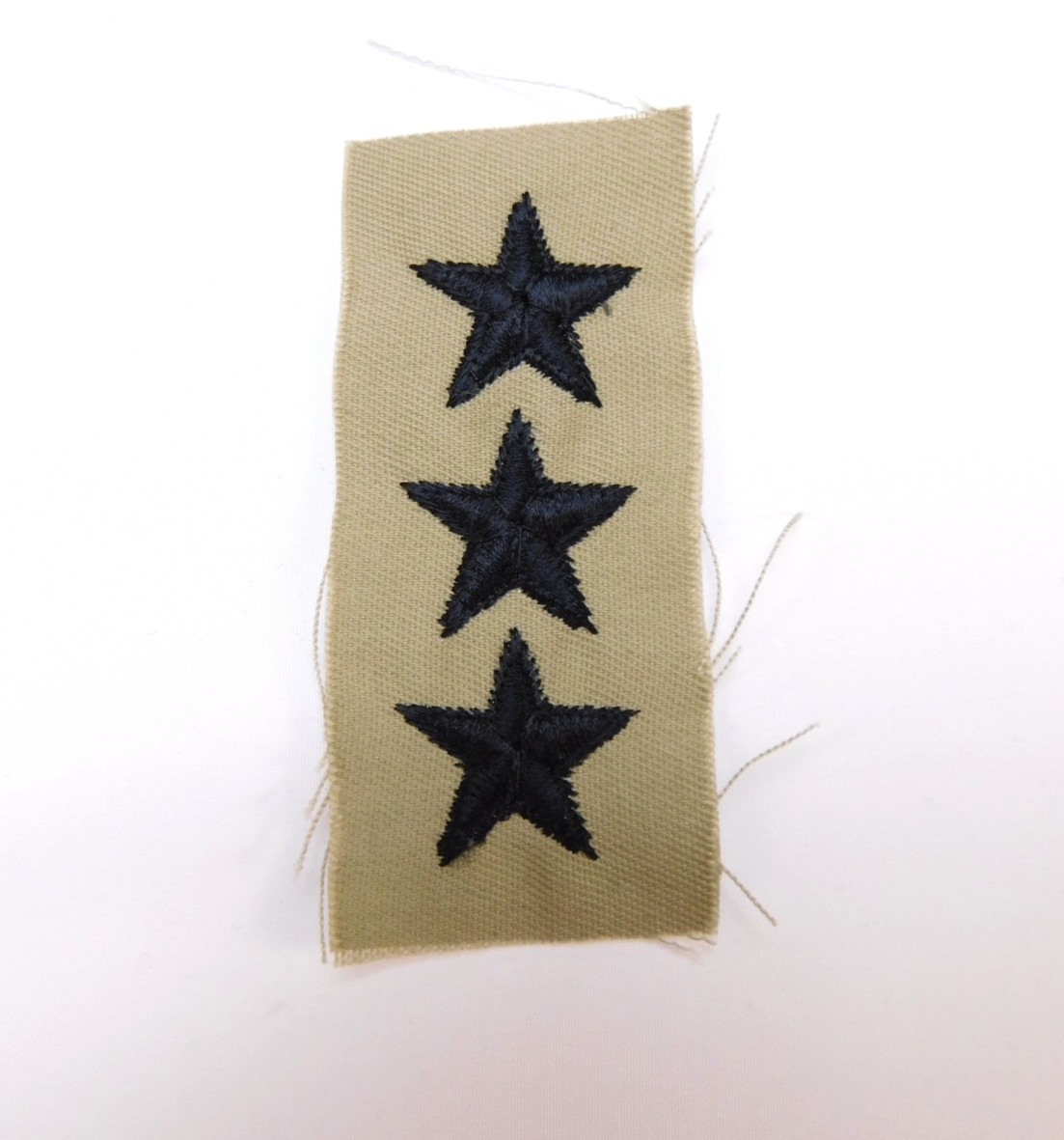 Air Force USAF Army 3-Star Lt Gen General Rank O-9 Desert Tan DCU Patch Sew-On