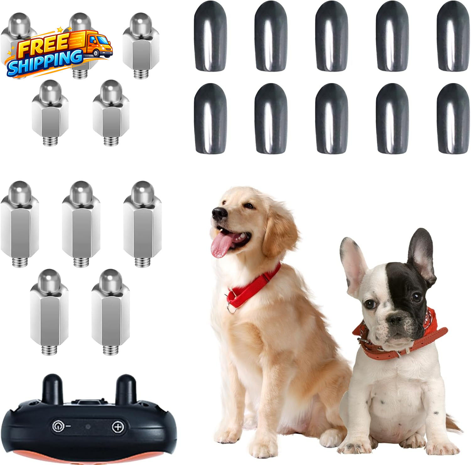 20 PCS Extra Contact Points Replacement Part for Dog Training Collars Dog Shock