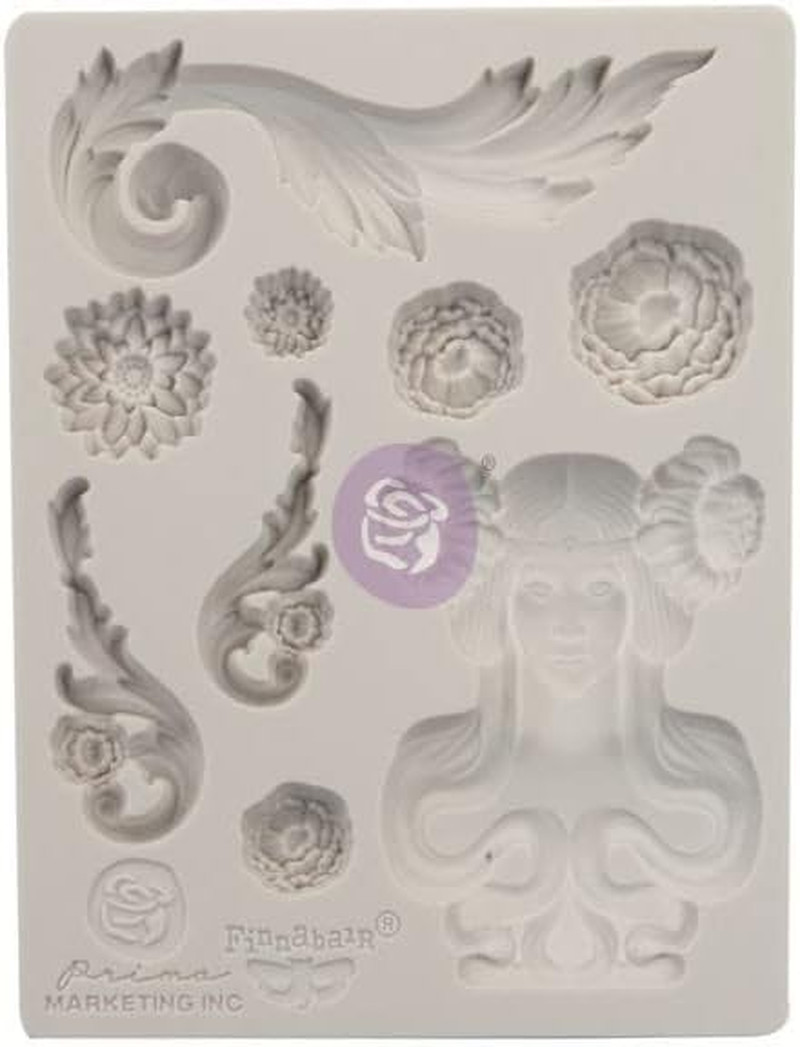 Marketing Finnabair Decor Moulds 3.5"X4.5"-Fairy Garden